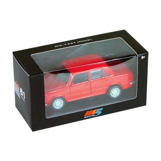 Metal Car Lada Toy with Pull-Back Motor