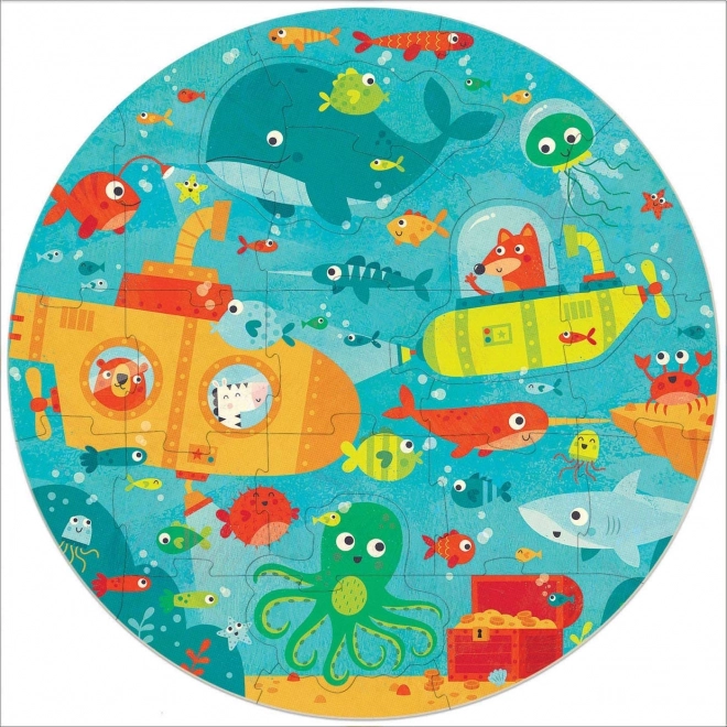 Educa round puzzle deep sea