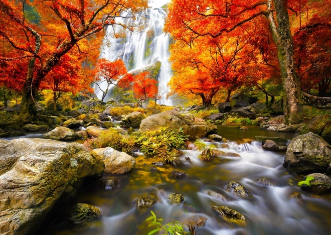 Enjoy Autumn Waterfall Puzzle 1000 Pieces