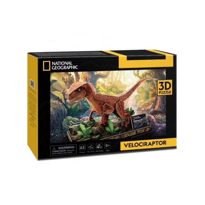 3D Puzzle Velociraptor by National Geographic