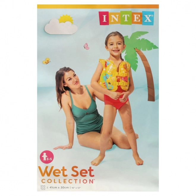 Intex inflatable swimming vest for children 3-5 years