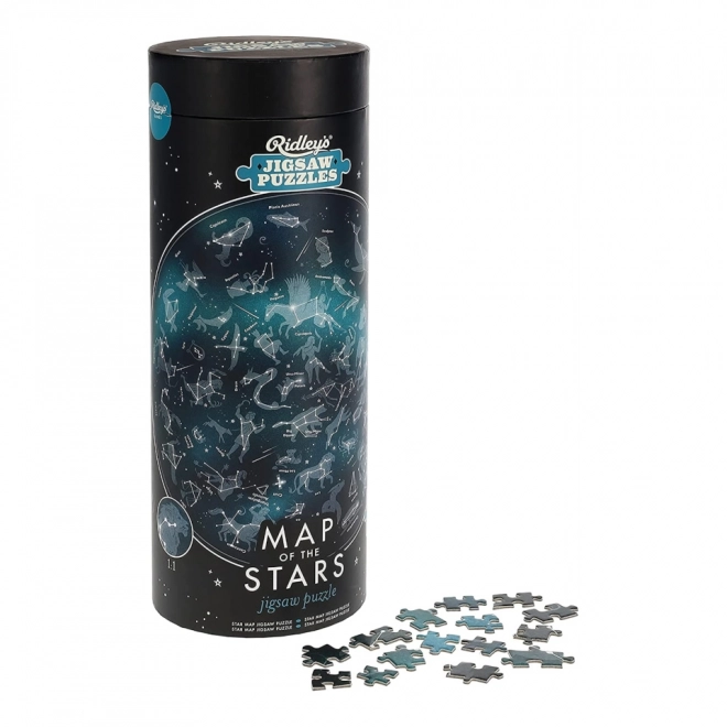 Ridley's Games Star Map Round Puzzle 1000 Pieces