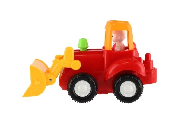 Plastic Construction Vehicle with Friction Motor - Assorted Styles, Box of 12