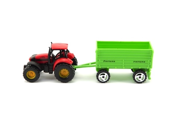 Tractor with Trailer Toy