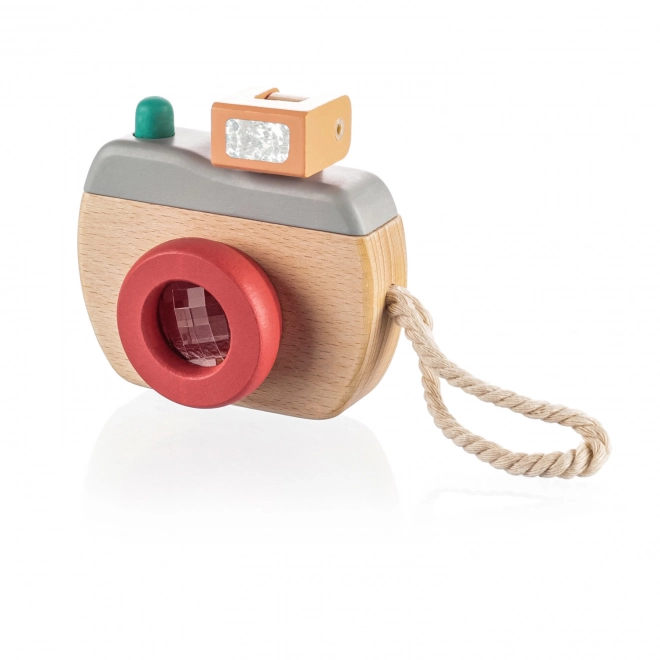 Wooden Camera for Little Photographers, Grey