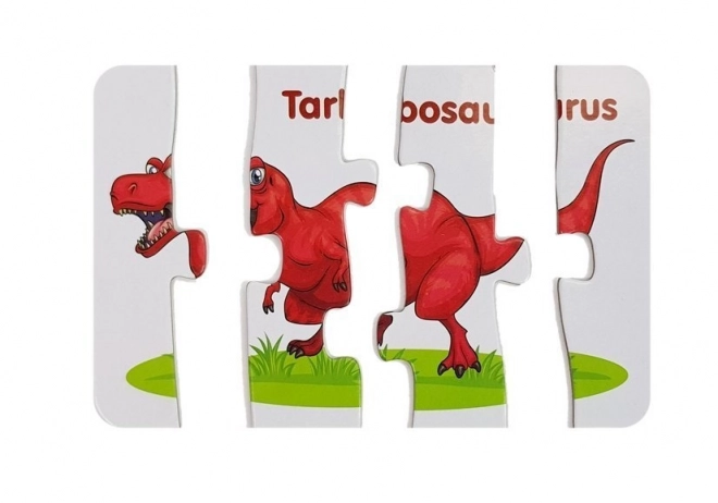 Educational Puzzle Dinosaurs English Connections