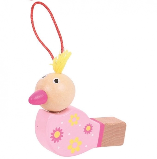 Wooden Bird Whistle Yellow