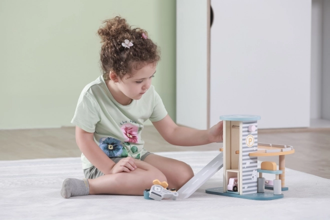 Wooden Garage Play Set