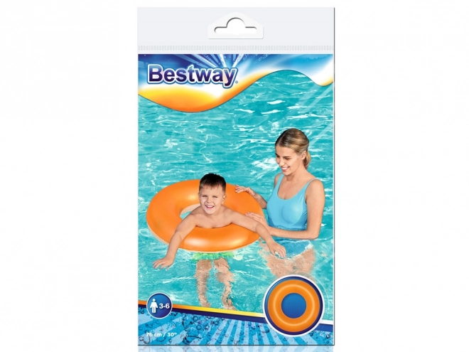 Bestway Frosted Neon Swim Ring – orange