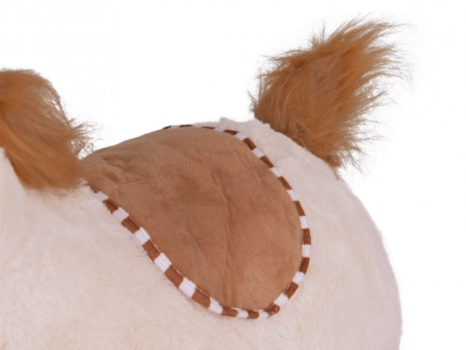 Inflatable Plush Bouncing Horse for Kids – Beige