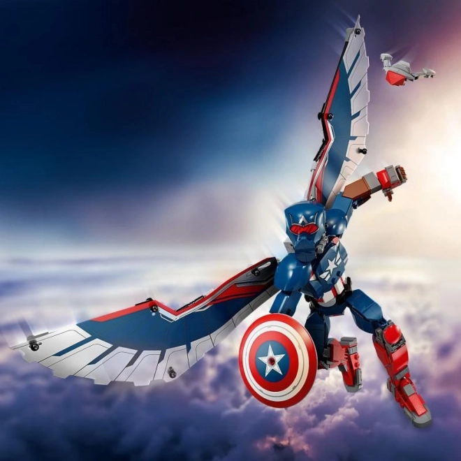 Lego Marvel Captain America Wings Figure