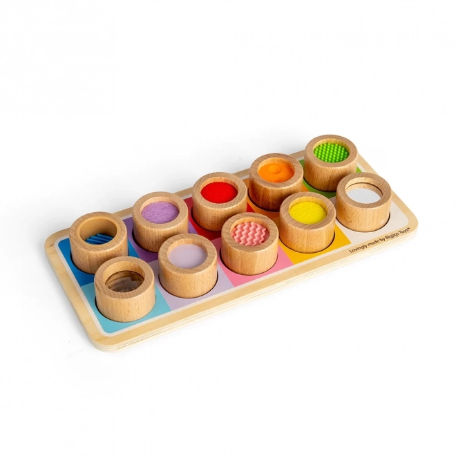 Rainbow Sensory Board by Bigjigs Toys