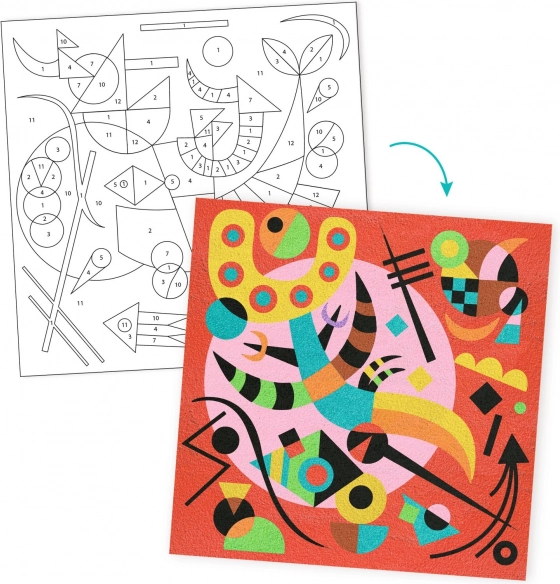Kit créatif inspiré par Wassily Kandinsky