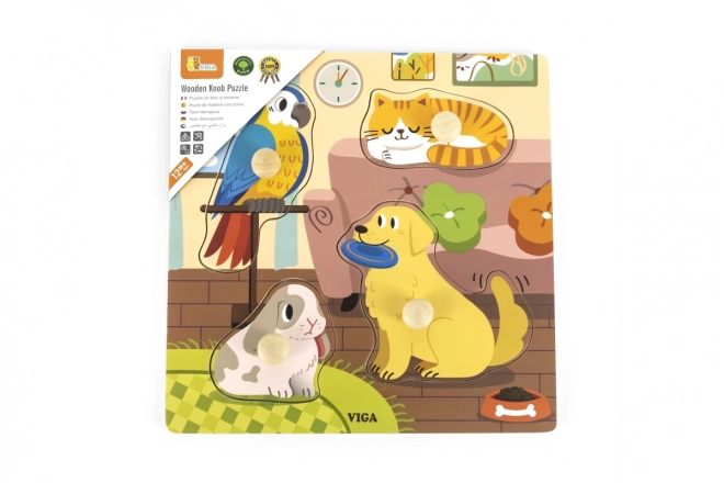 Wooden Puzzle - Pets