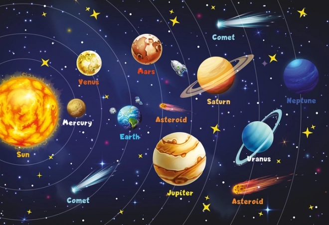 INTERDRUK Puzzle Sistema Solare 250 pezzi