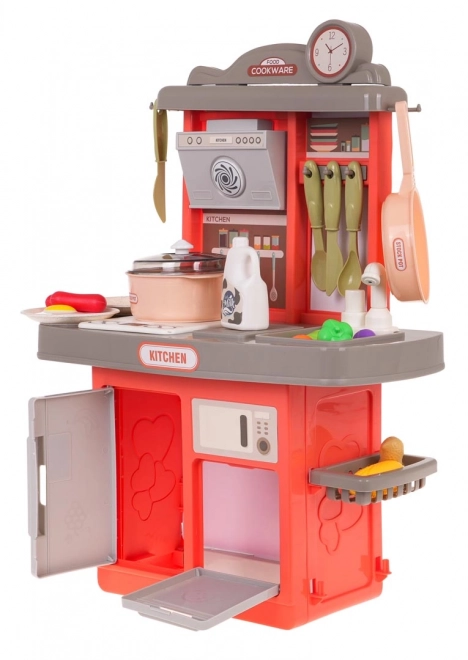 Interactive Pink Kitchen Set with Sound and Light