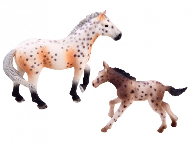 Animal Figurine Set Farm Horses – D