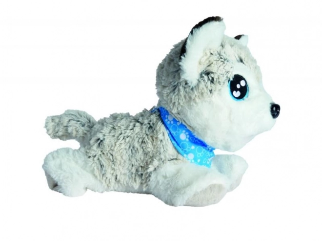 Interactive Happy Husky Plush Dog