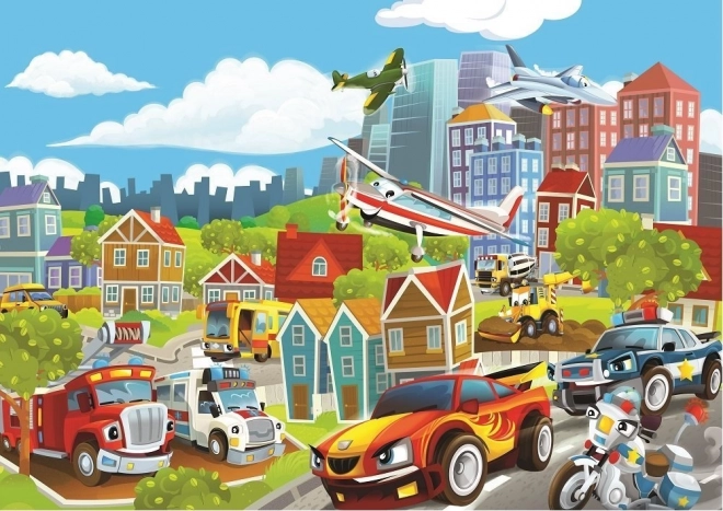 Transportation Vehicles Puzzle 100 Pieces