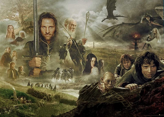 AQUARIUS Puzzle The Lord of the Rings 3000 pieces