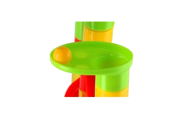 Colorful Marble Run Set