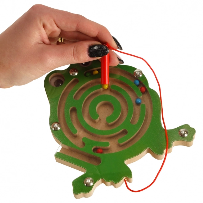 Magnetic Maze Toy Frog