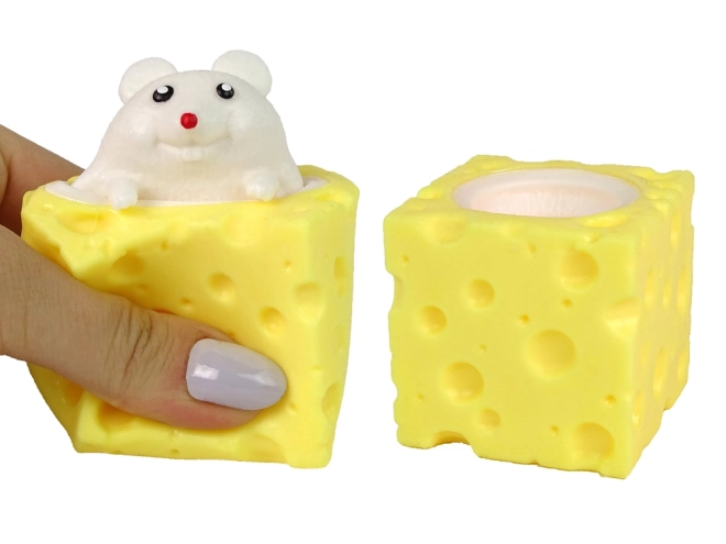 Mouse in Cheese Squishy Toy