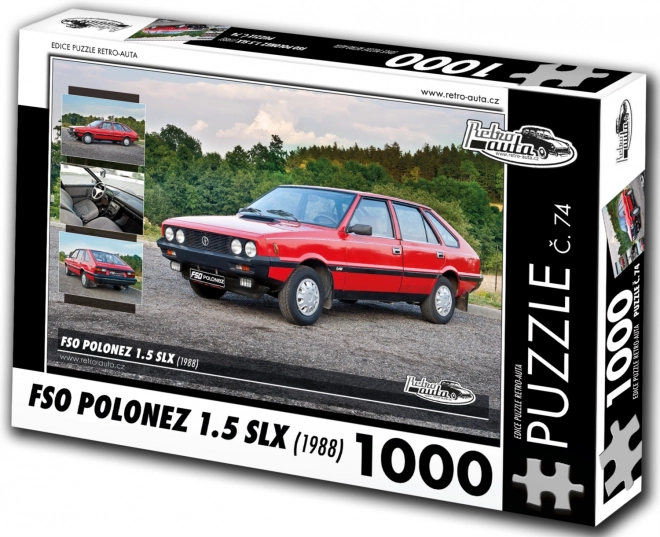 Retro Cars Puzzle - FSO Polonez 1.5 SLX