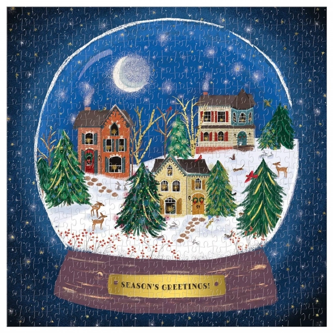 Winter Snow Globe Puzzle 500 Pieces