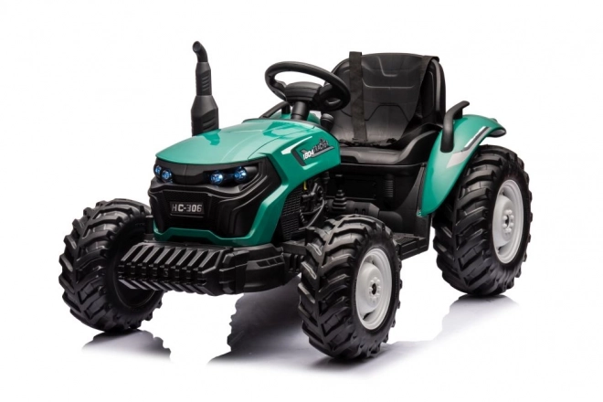 Dark Green 24V Ride-On Tractor