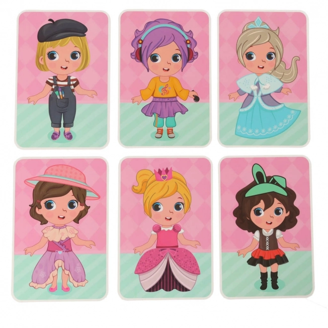 Magnetic Puzzle Book Dress Up Doll