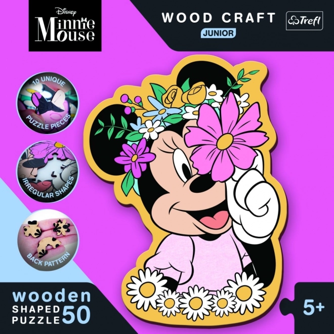 Wooden Puzzle Minnie Mouse World