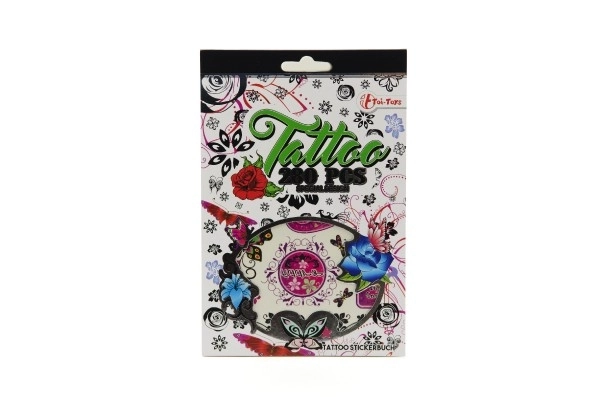 Colorful Temporary Tattoos - 280 Pieces