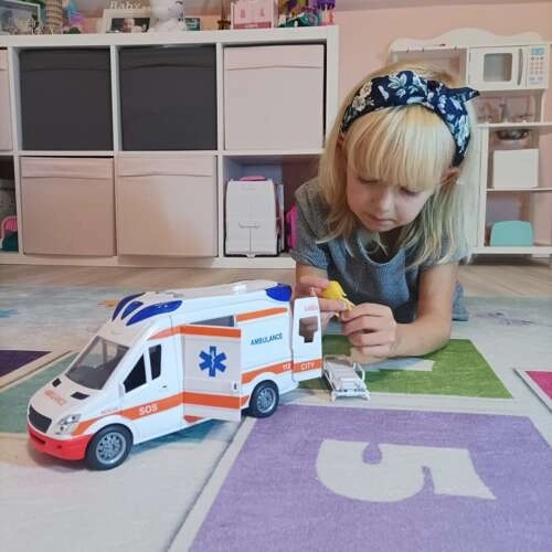 Emergency Ambulance Toy with Sound and Lights