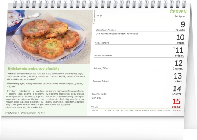 Notique Desk Calendar Recipes on a Budget 2025