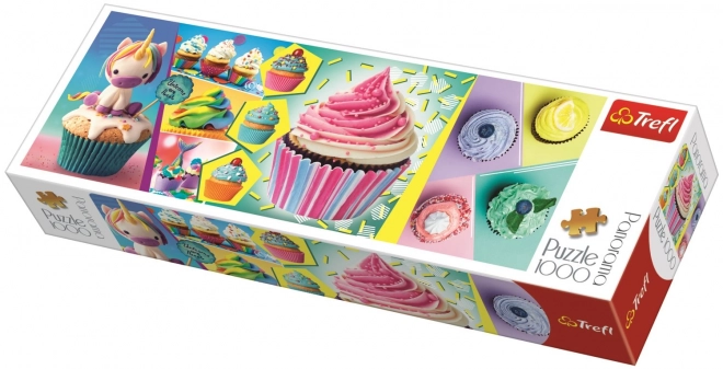 Panoramic Cupcake Puzzle 1000 Pieces