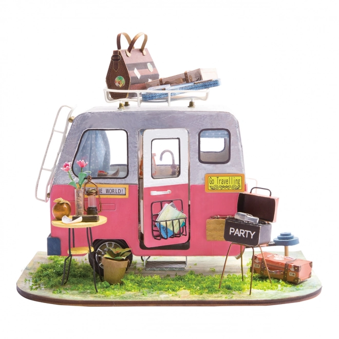 Robotic Miniature Dollhouse Party Caravan