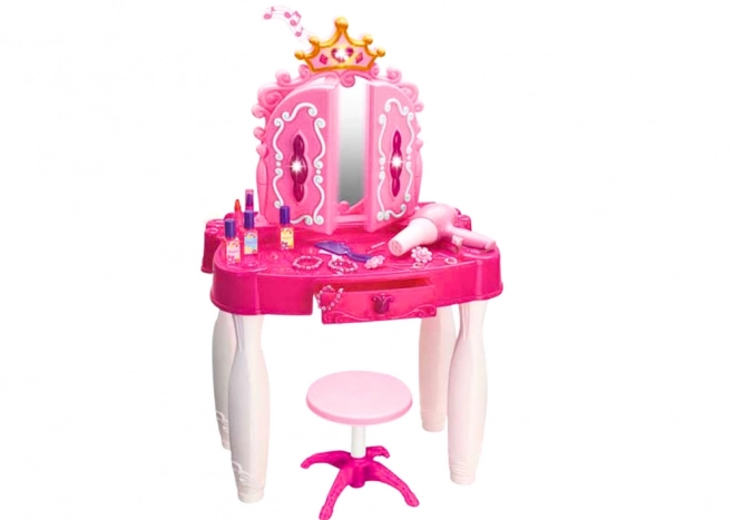 Magic Wand Vanity Play Set with MP3 and Accessories in Pink