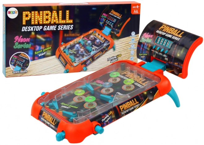 Pinball Game with LED Lights and Sound Effects