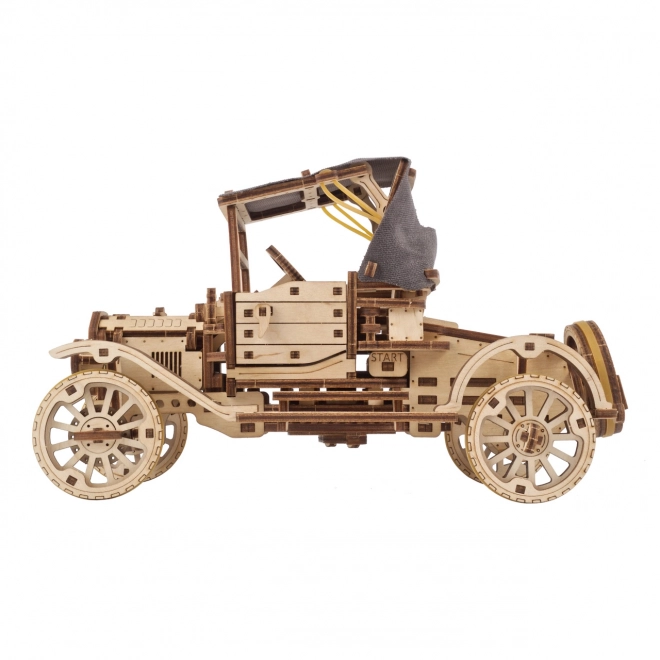 Ugears Wooden Mechanical Puzzle Vintage Car Model