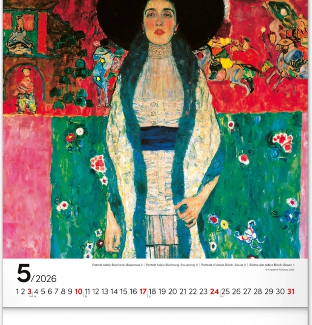 Wall Calendar Gustav Klimt 2026