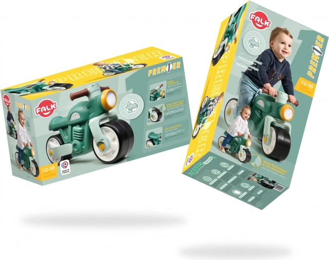 Moto bambini Falk a spinta Retro verde