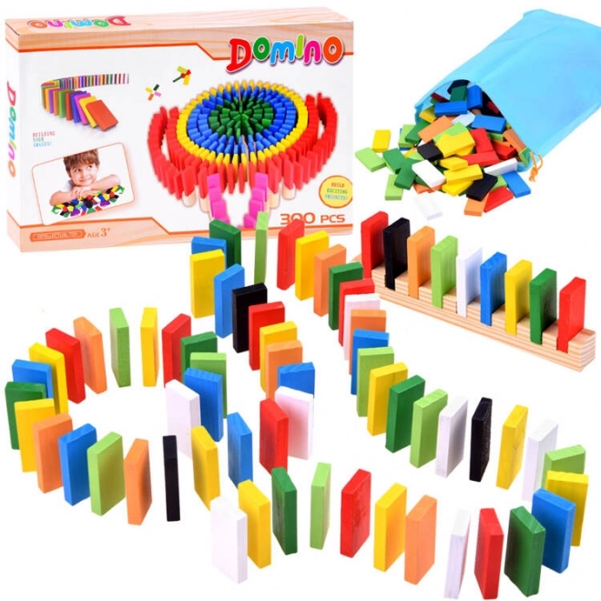 Colorful Wooden Domino Blocks