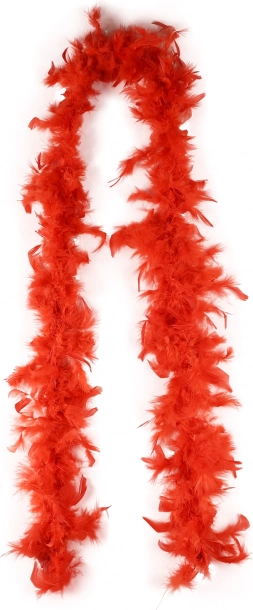 Red Feather Boa 2m