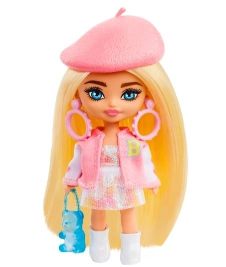 Stylish Fashion Doll Barbie Extra Mini Minis in Beret