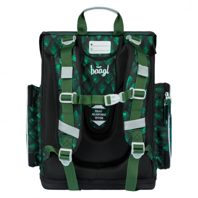 Baagl School Backpack Ergo Dragon