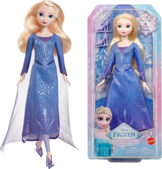 Poupée Disney La Reine des Neiges Elsa en patins