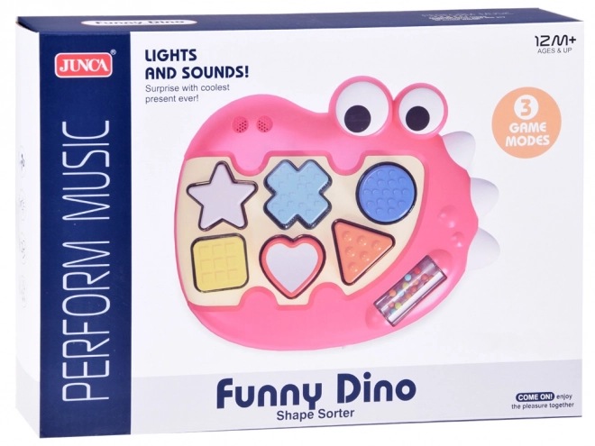 Dinosaur Shape Sorter with Sound and Light