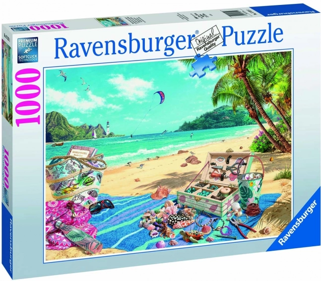puslespil 1000 brikker muslingsamling ravensburger