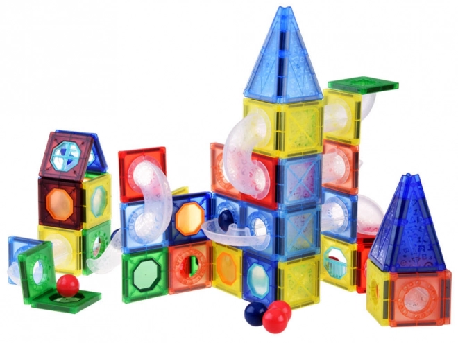 Magnetic Building Set Ball Track ZA4719 - 123 Pieces